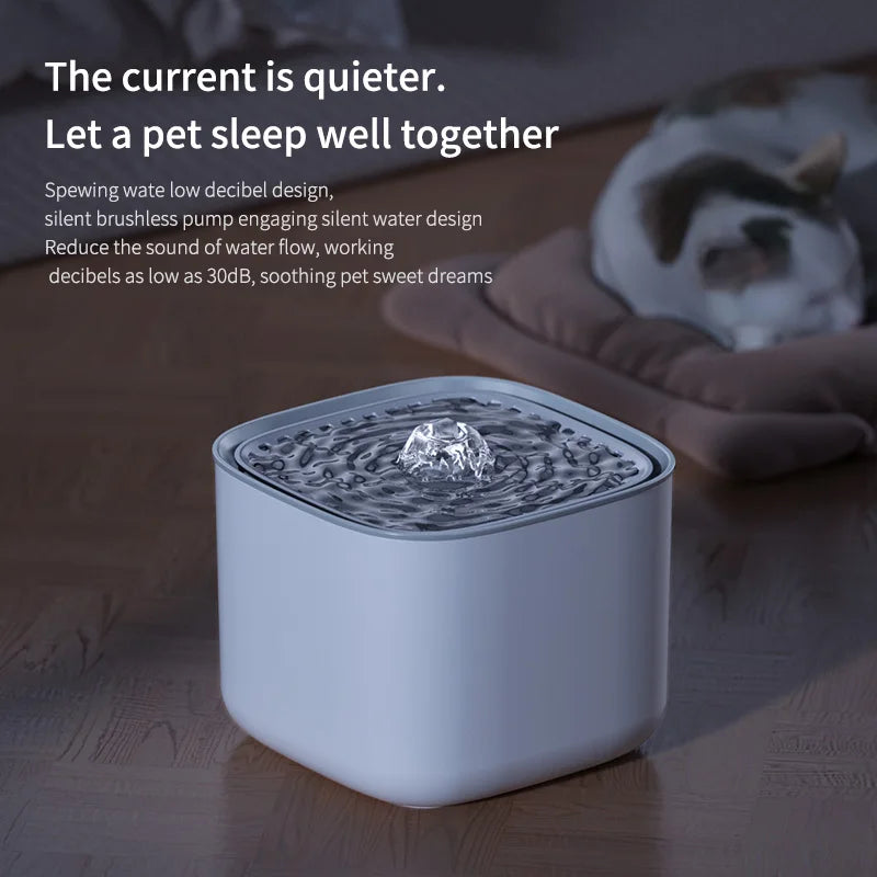 Purr-fect Hydration: 3L Cat Water Fountain